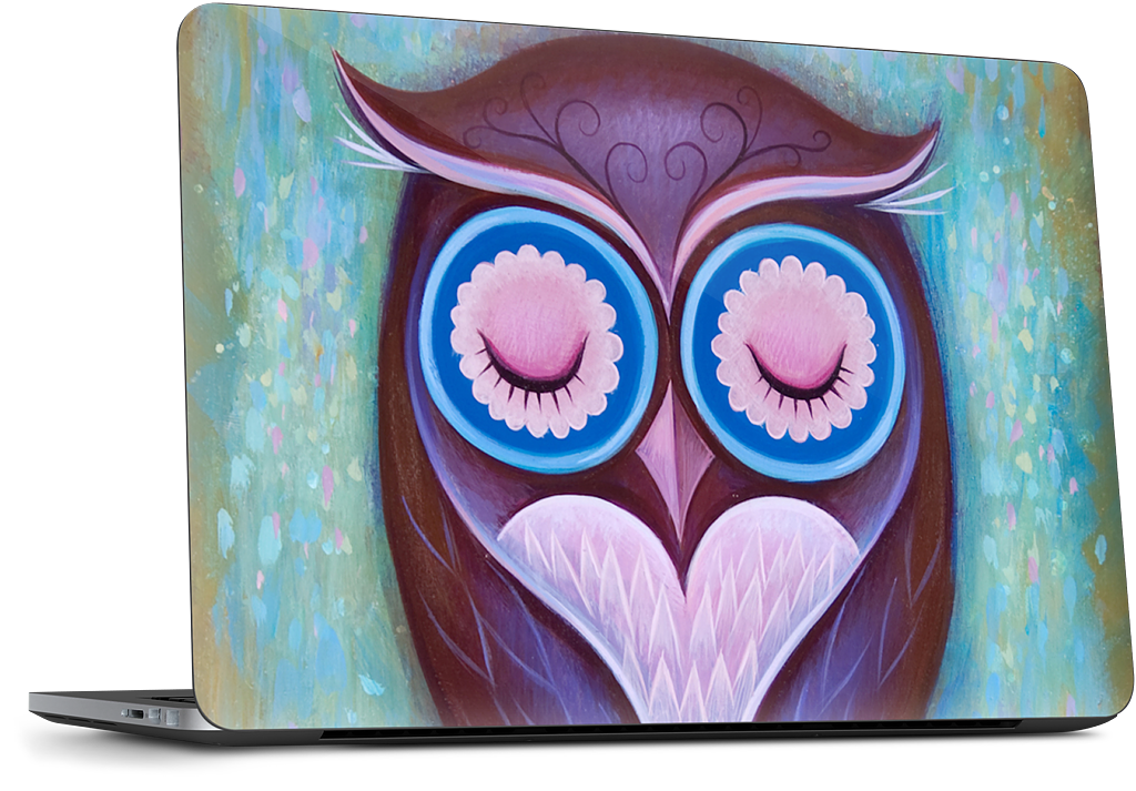 Sleepy Owl Dell Laptop Skin