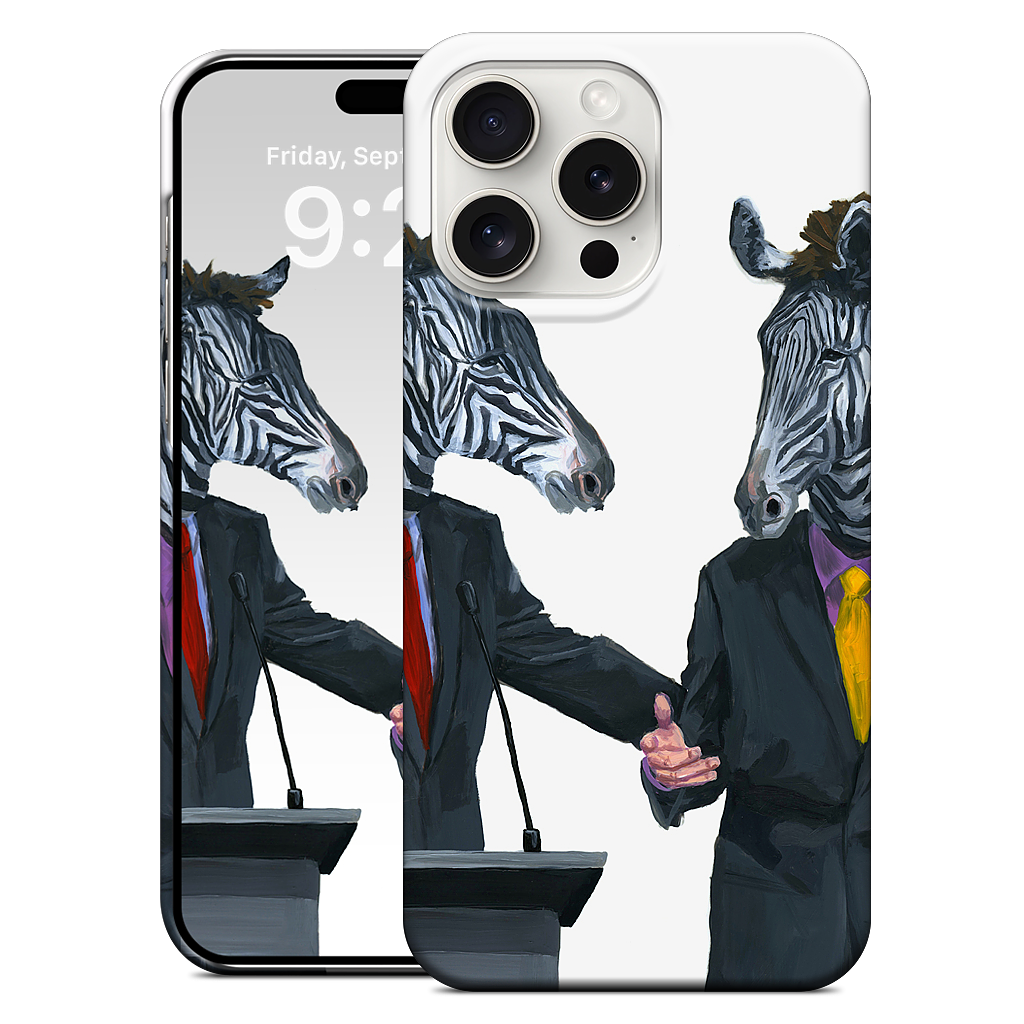 Education, The Commerce And Let's See... iPhone Case