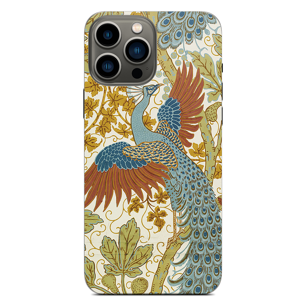 Fig and Peacock iPhone Skin