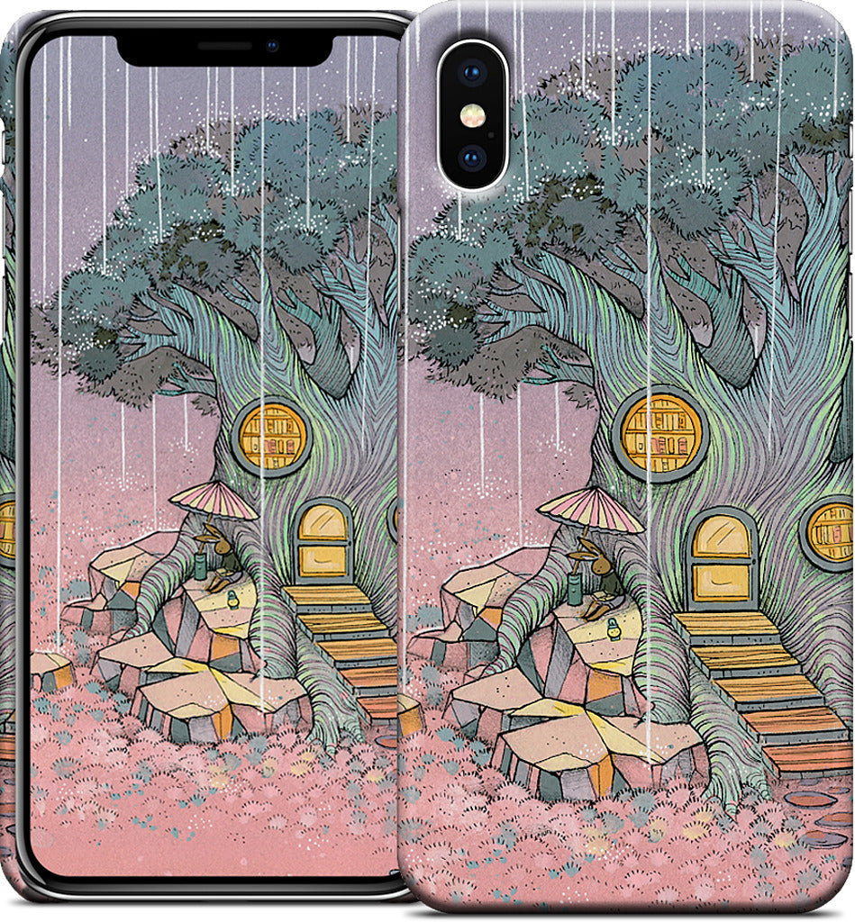 Rainy Day In The Library iPhone Case