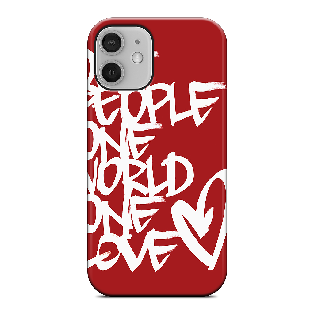 One People, One World, One Love iPhone Case