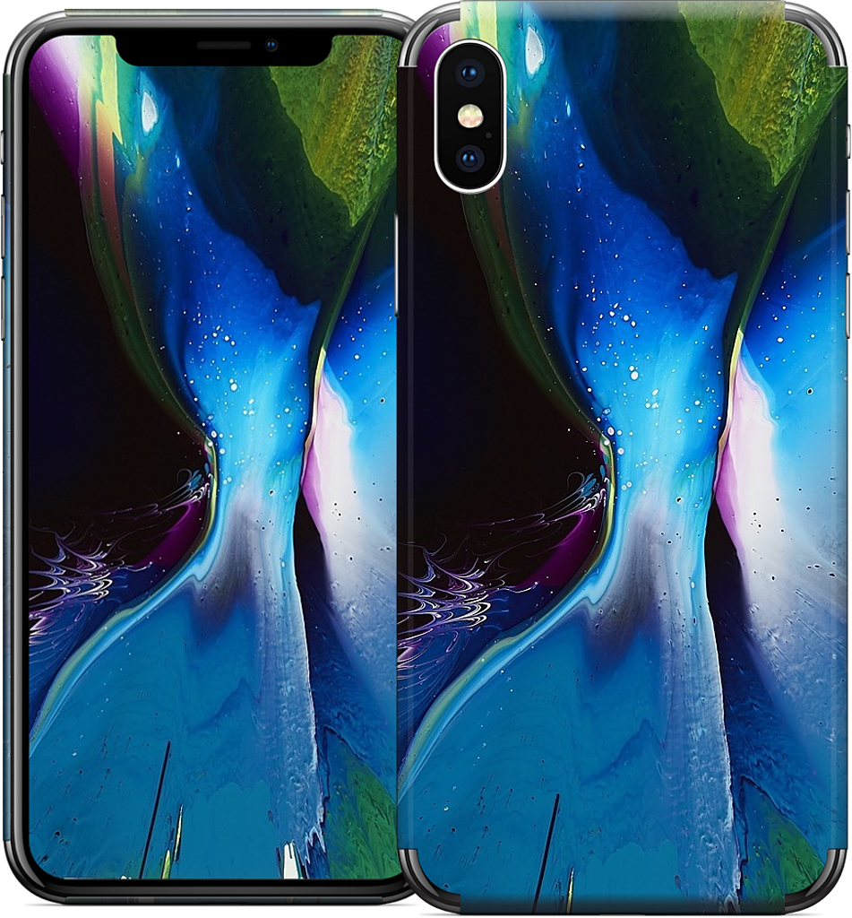 Blue Shift iPhone Skin
