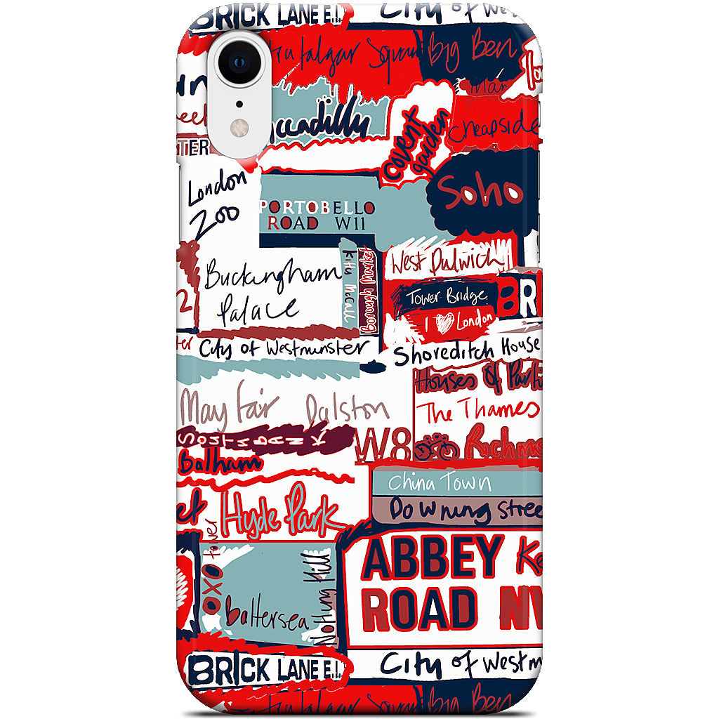 London Words iPhone Case