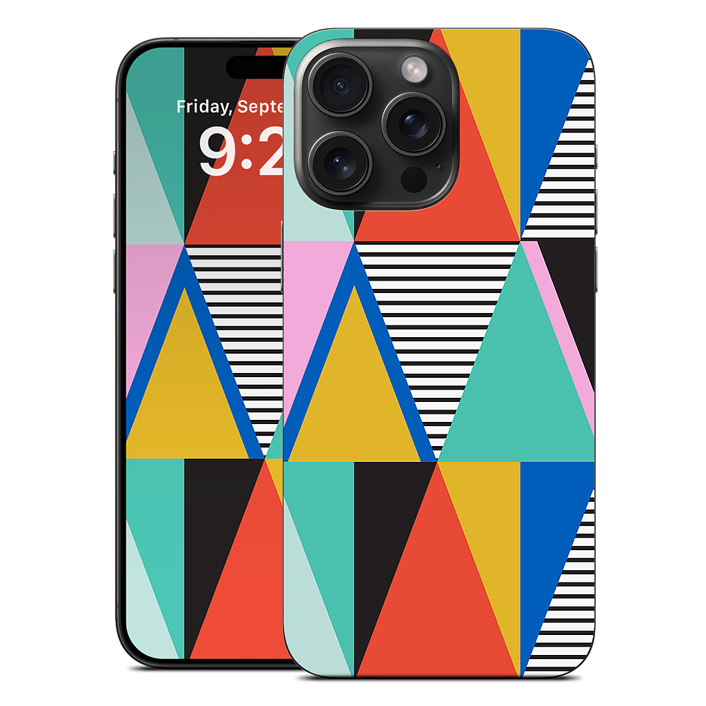 Graphic Triangles iPhone Skin