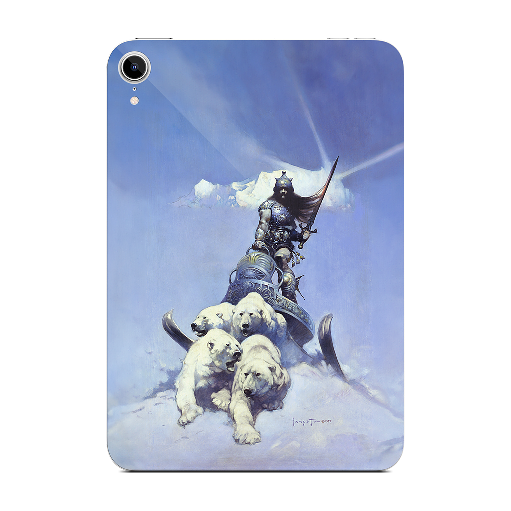 Silver Warrior iPad Skin