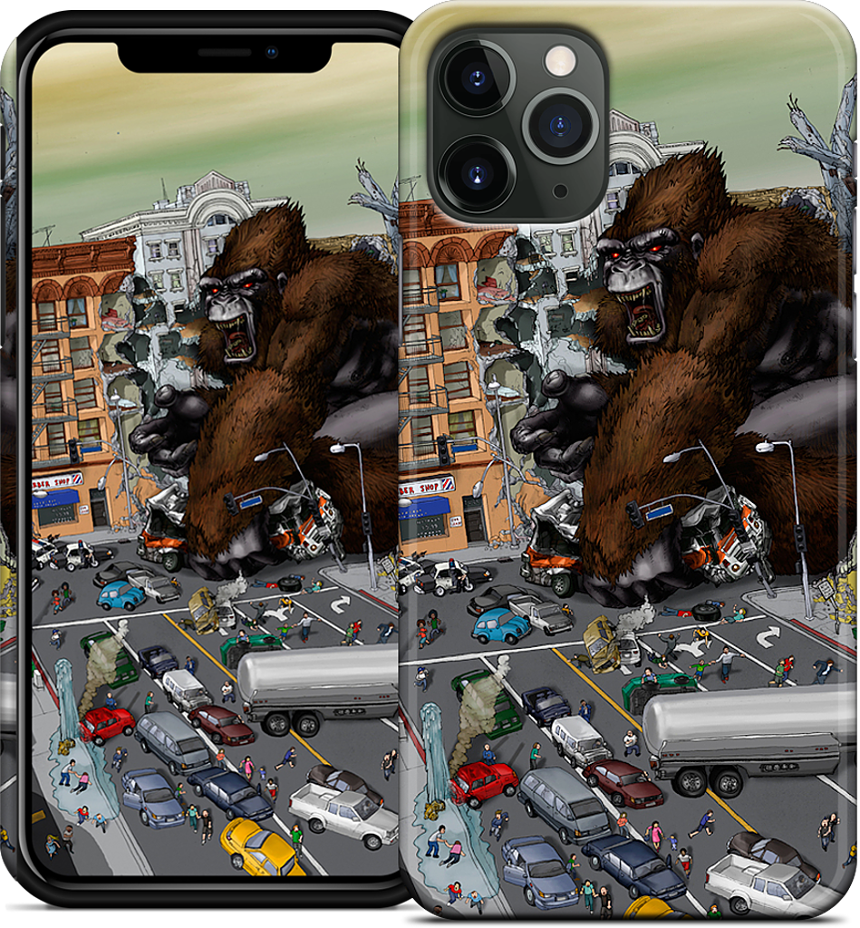 War Of The Monsters iPhone Case