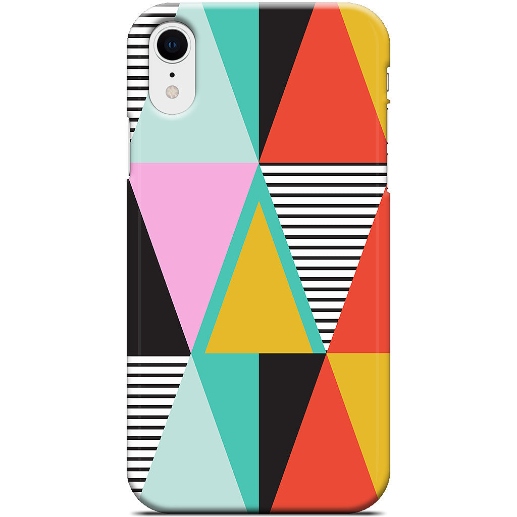 Graphic Triangles iPhone Case