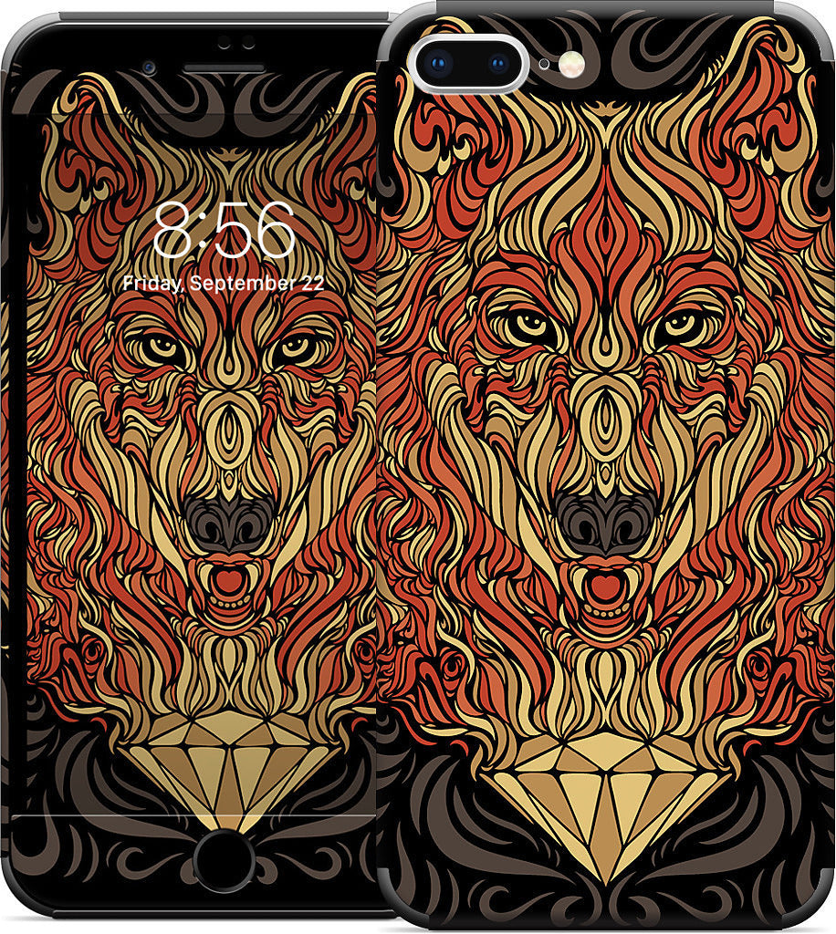 The Lone Wolf iPhone Skin
