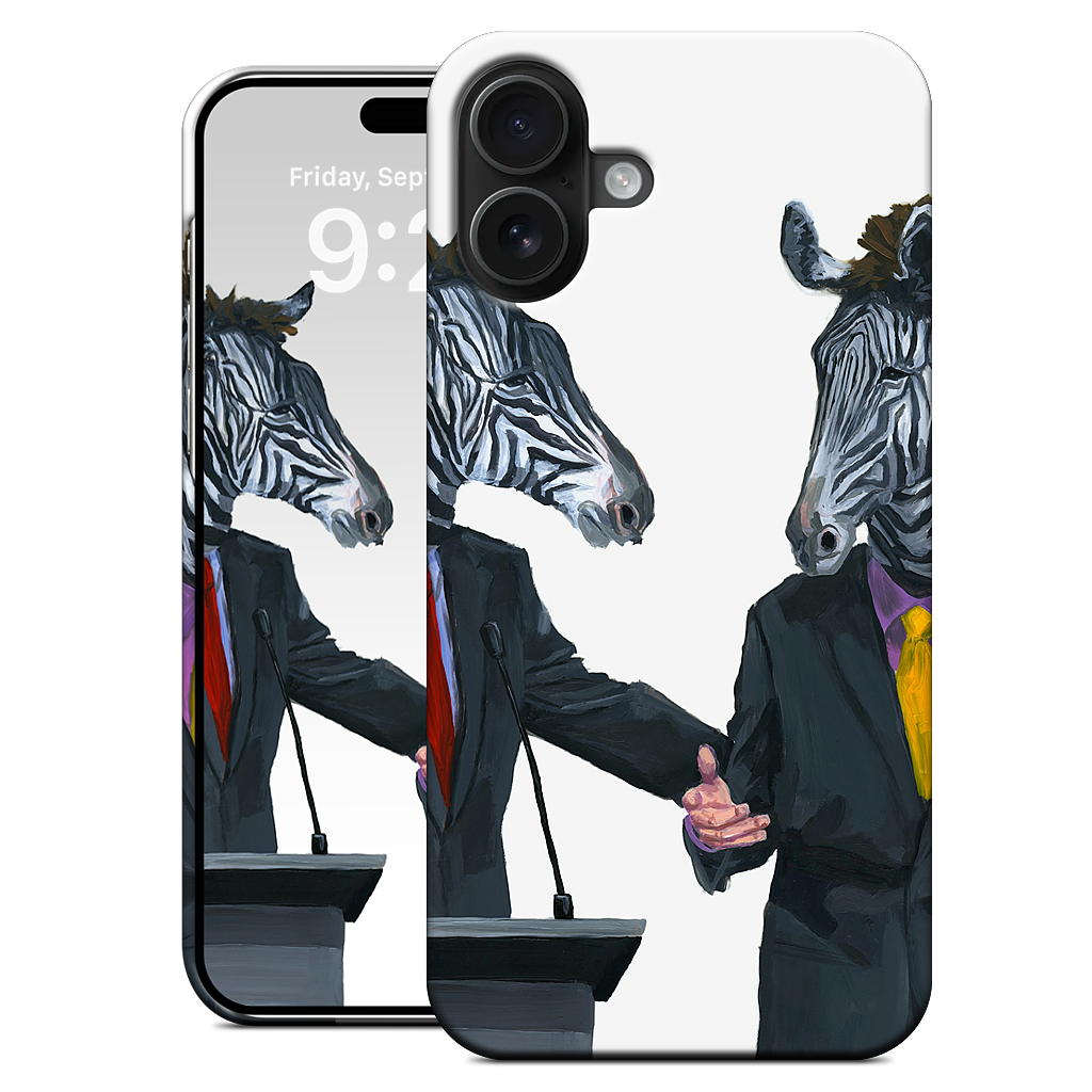 Education, The Commerce And Let's See... iPhone Case