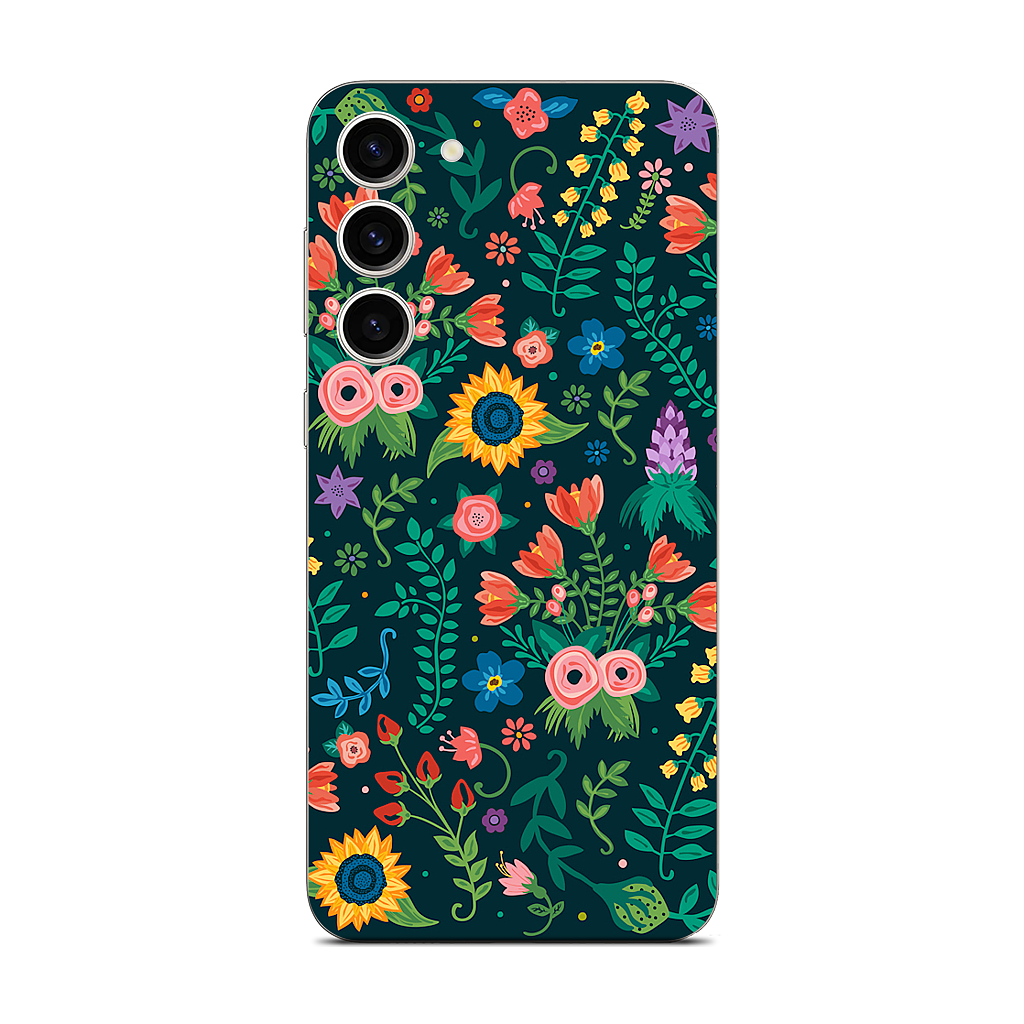 Floral Heart Samsung Skin