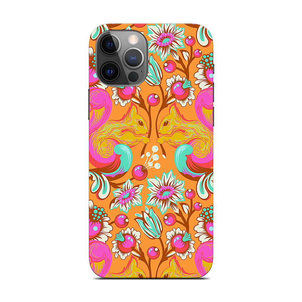 Squirrel Begonia iPhone Skin