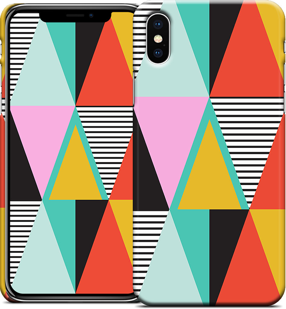 Graphic Triangles iPhone Case