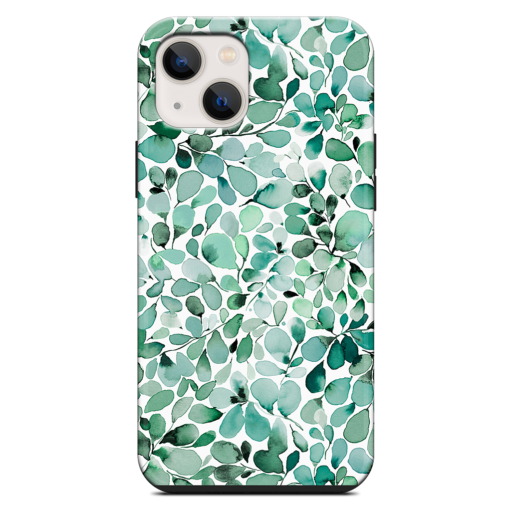 Eucalyptus Leafy Green iPhone Case