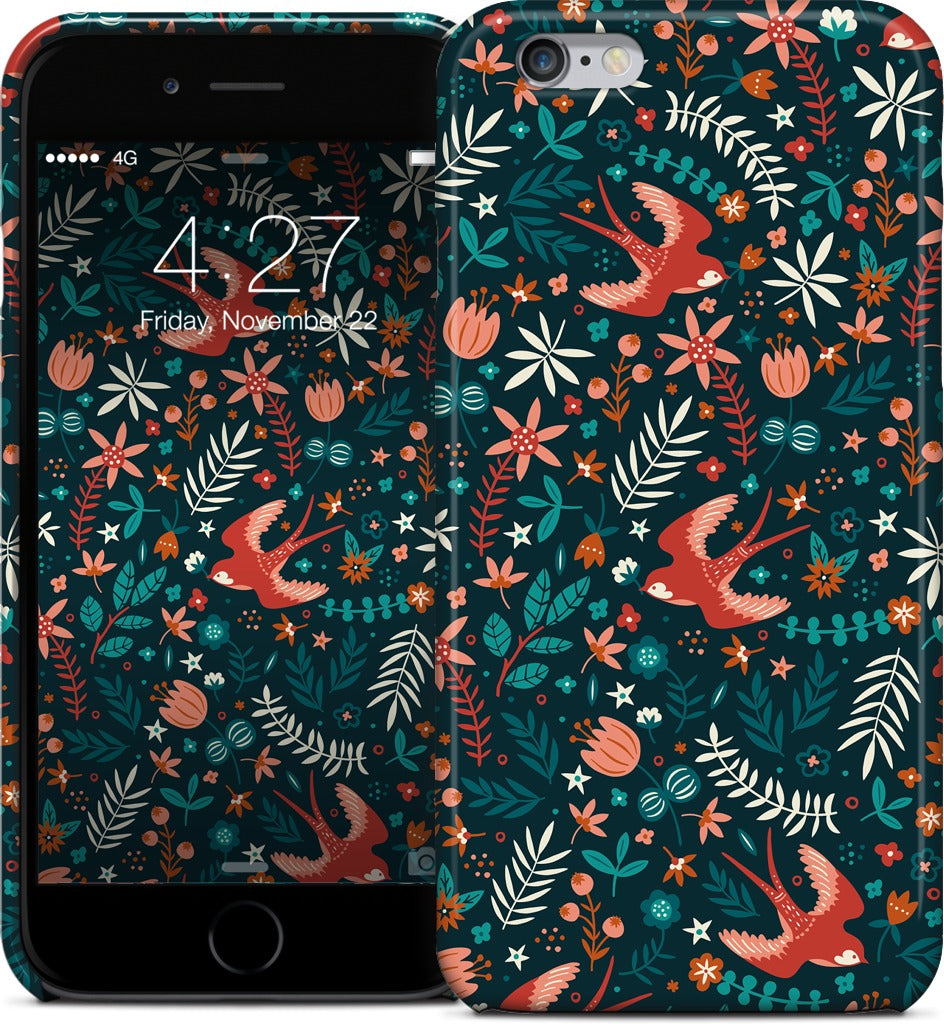 Flying Swallows iPhone Case