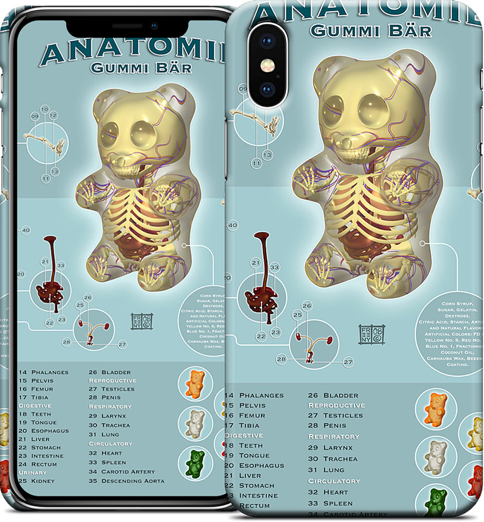 Gummi Anatomie iPhone Case
