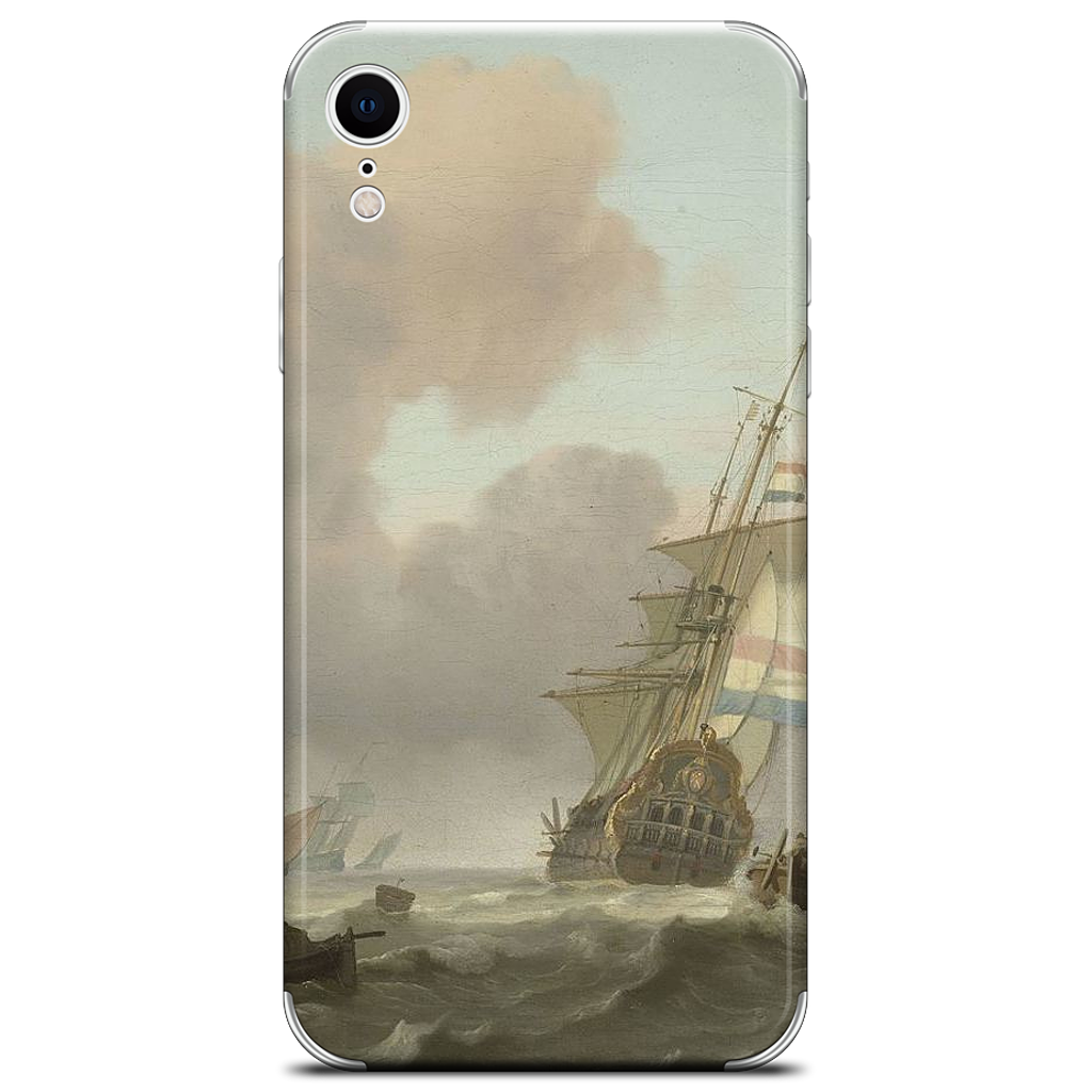 Ships in Choppy Sea iPhone Skin