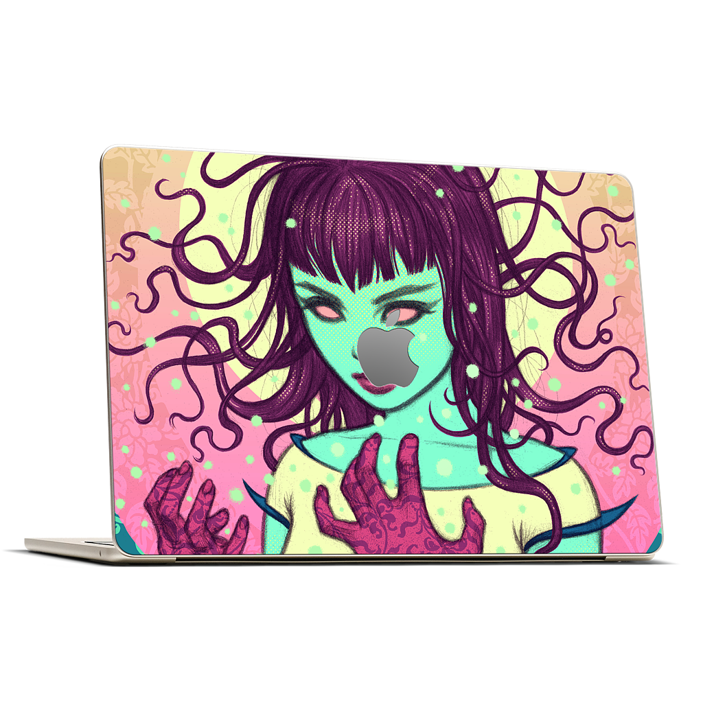 In The Absence Of Gravity MacBook Skin