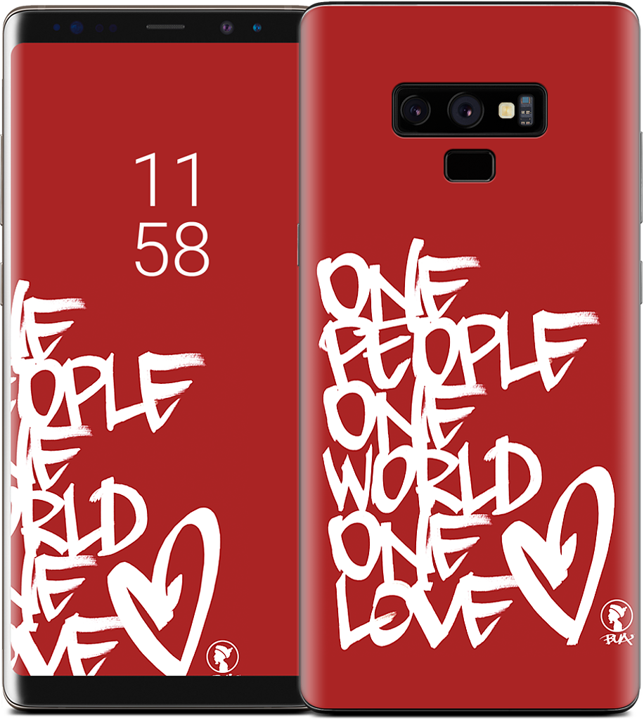 One People, One World, One Love Samsung Skin