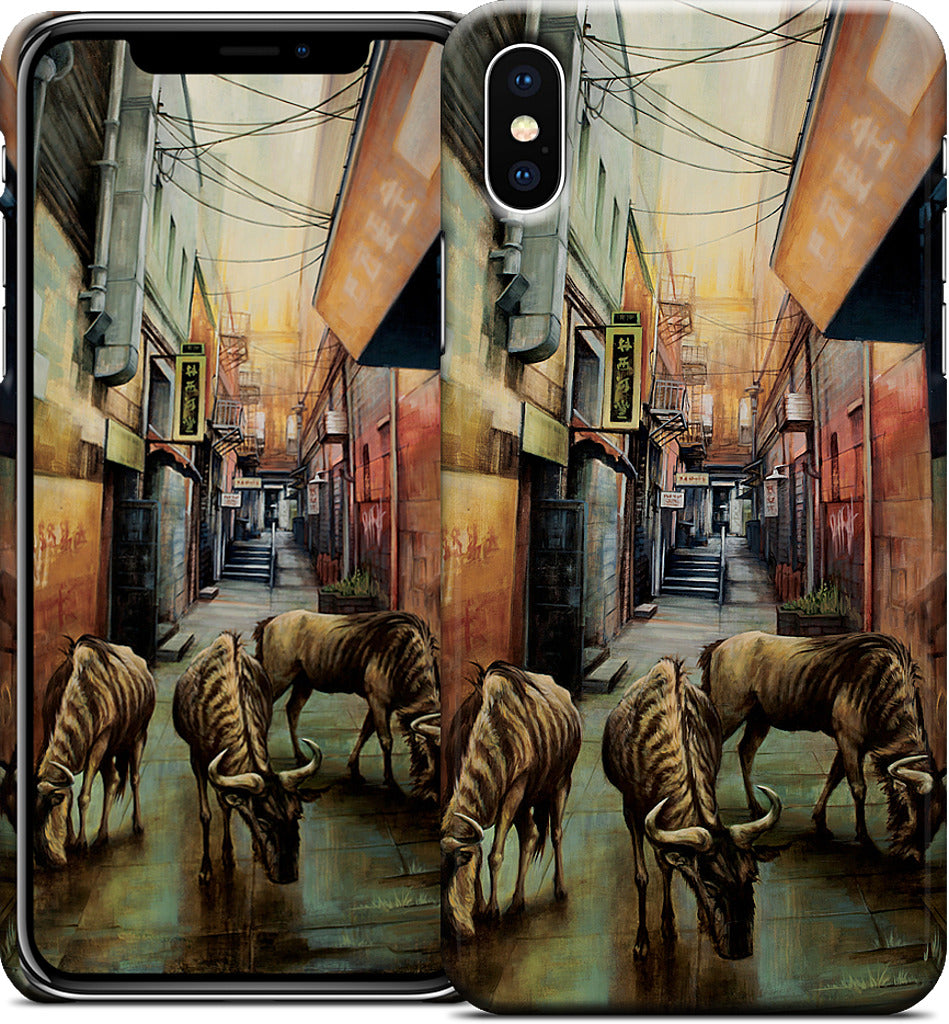 "Street of Three Beasts" -Levinson iPhone Case