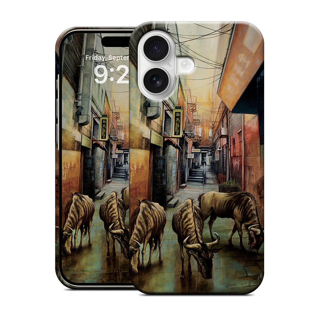 "Street of Three Beasts" -Levinson iPhone Case