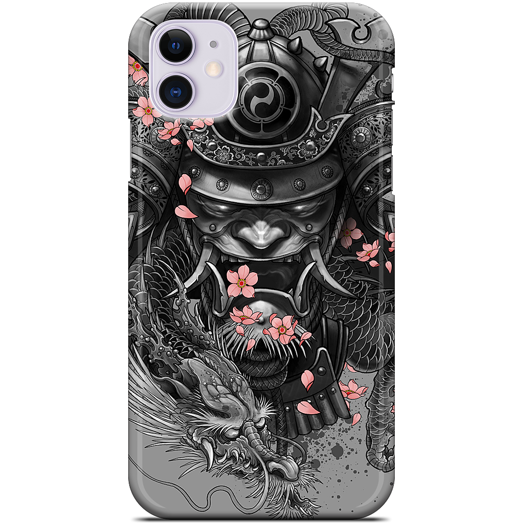 Samurai Dragon iPhone Case
