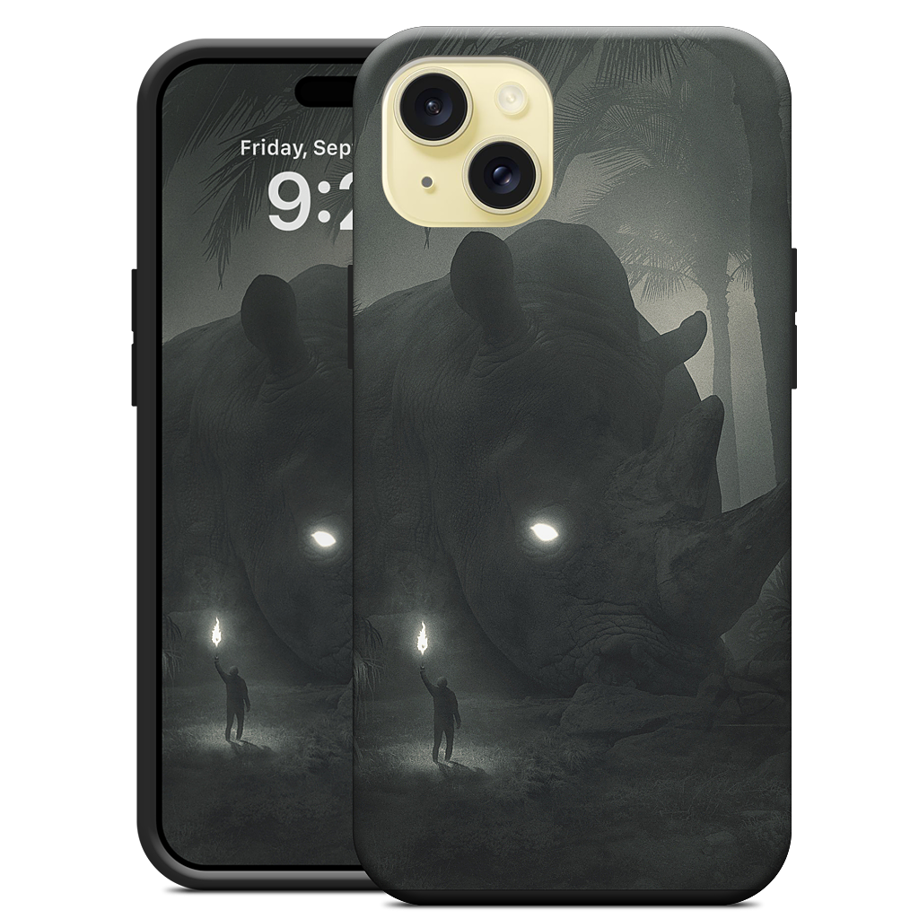 Face of Fear iPhone Case