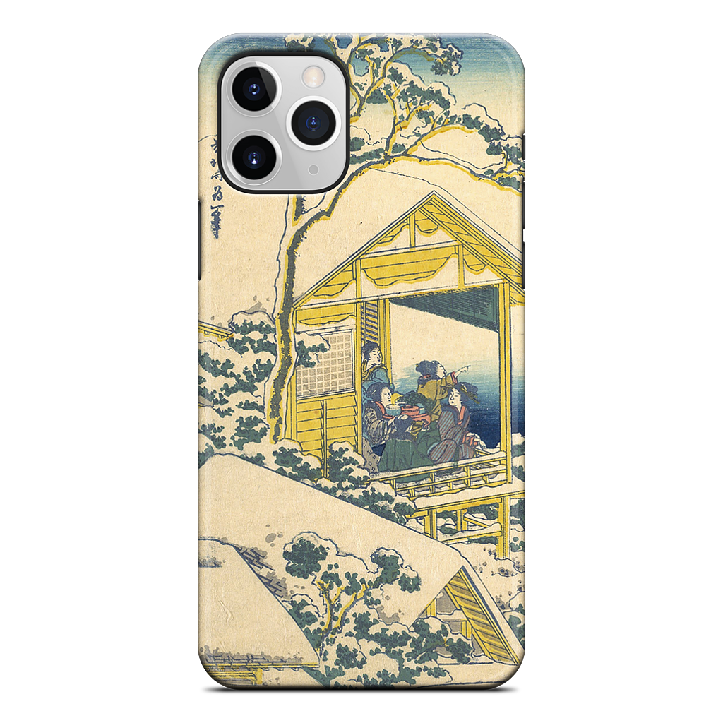 Morning After the Snow at Koishikawa in Edo (Koishikawa yuki no ashita) iPhone Case