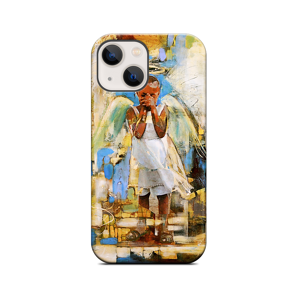 Shy Angel iPhone Case