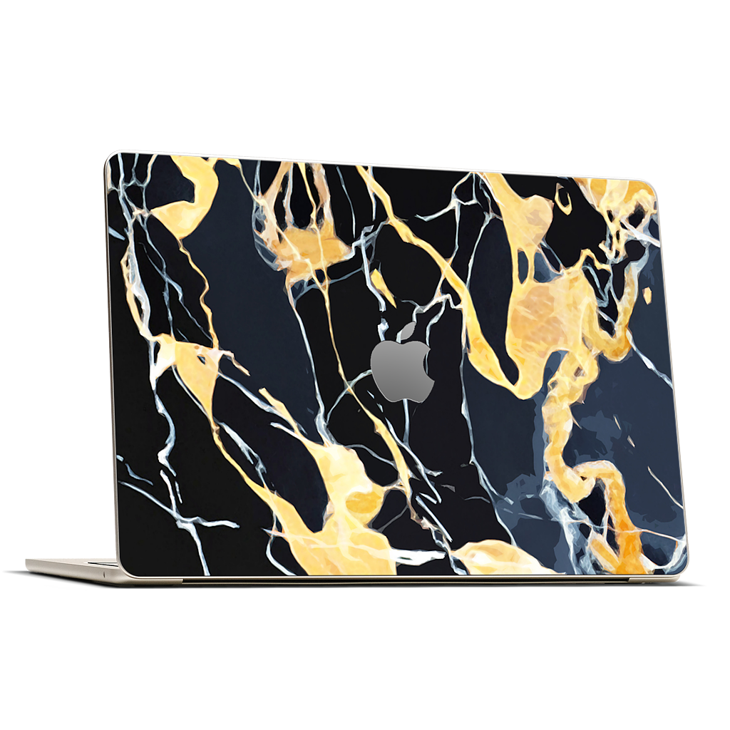 Black Marble MacBook Skin