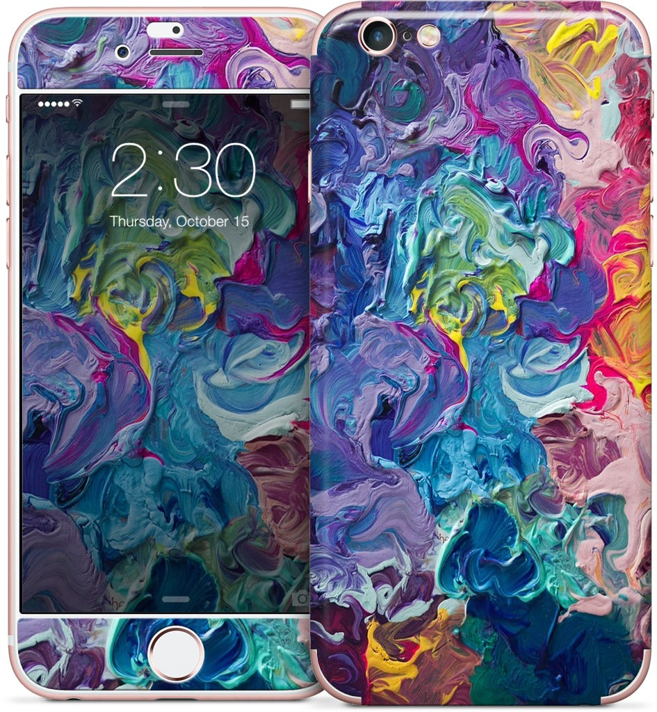 Rainbow Flow Abstract iPhone Skin