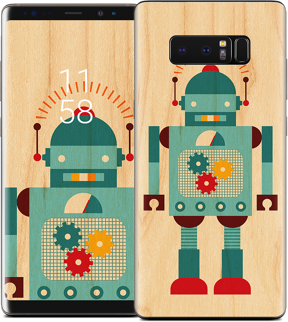 Blue Robot Samsung Skin