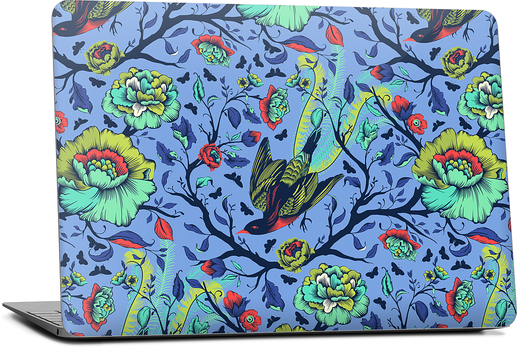 Tail Feathers Lupine MacBook Skin