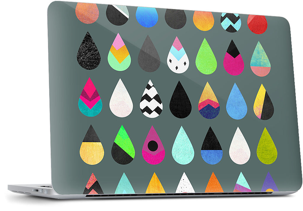 Colorful Rain MacBook Skin