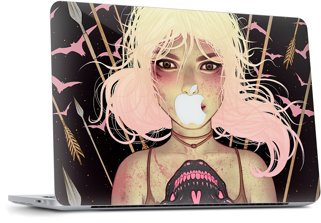 Memento Black MacBook Skin