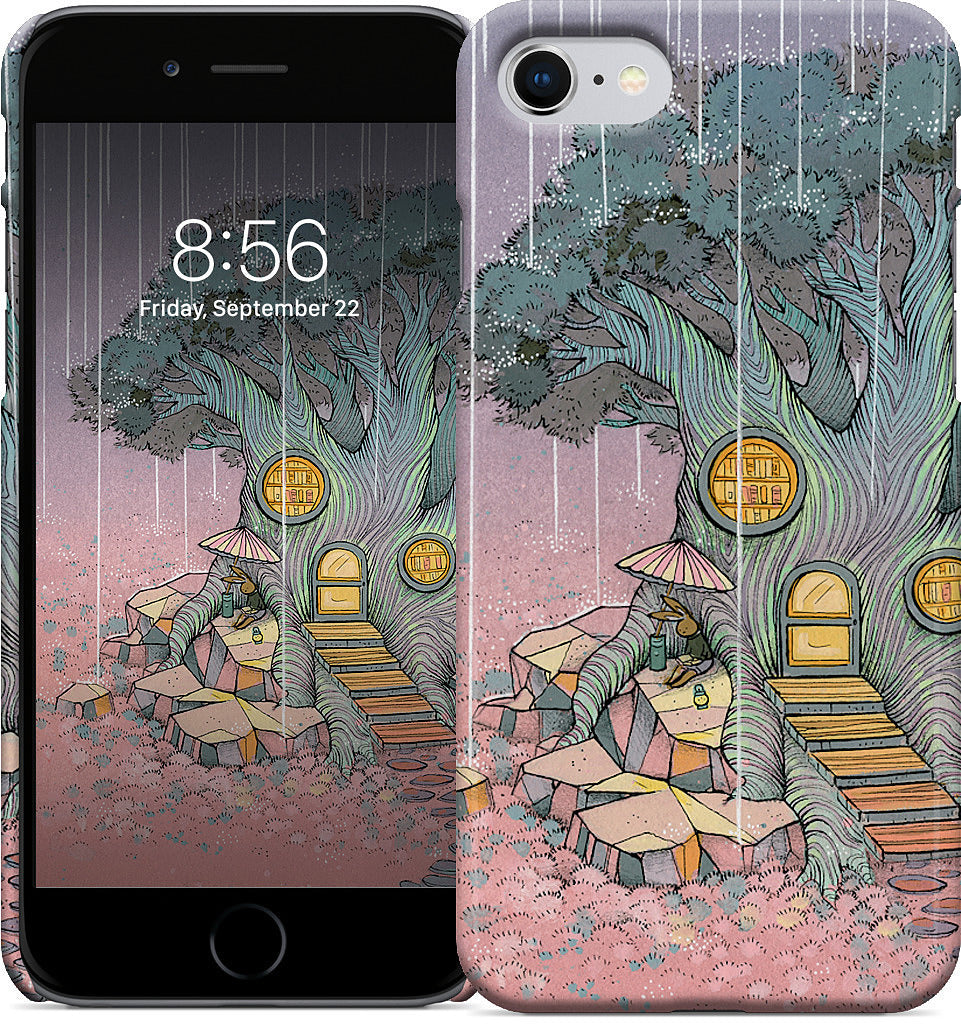 Rainy Day In The Library iPhone Case
