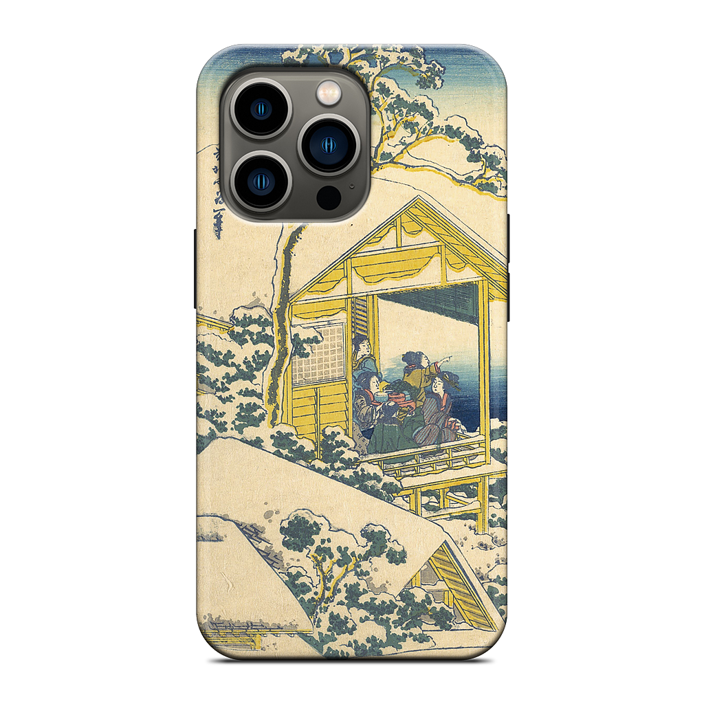 Morning After the Snow at Koishikawa in Edo (Koishikawa yuki no ashita) iPhone Case