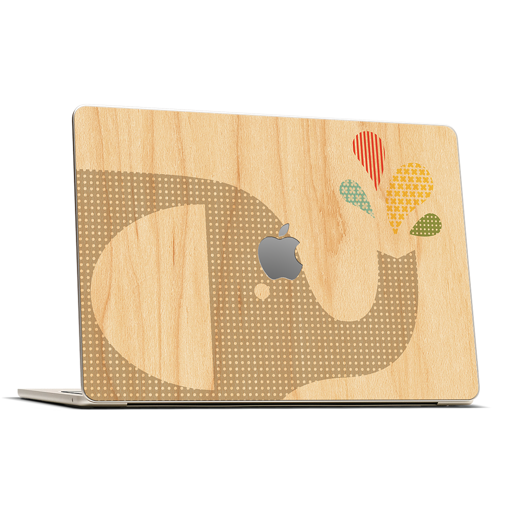 Elephant with Calf MacBook Skin