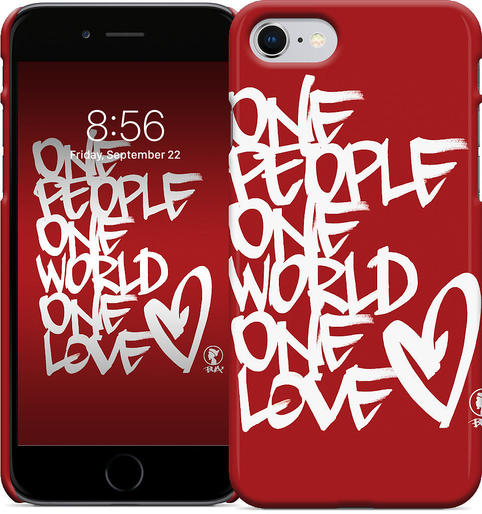 One People, One World, One Love iPhone Case