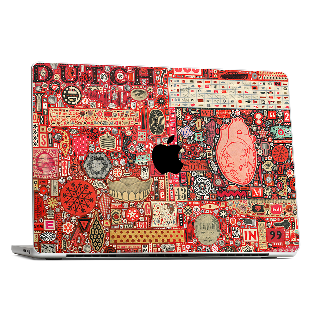 Big Numbers - Heart and Teeth MacBook Skin