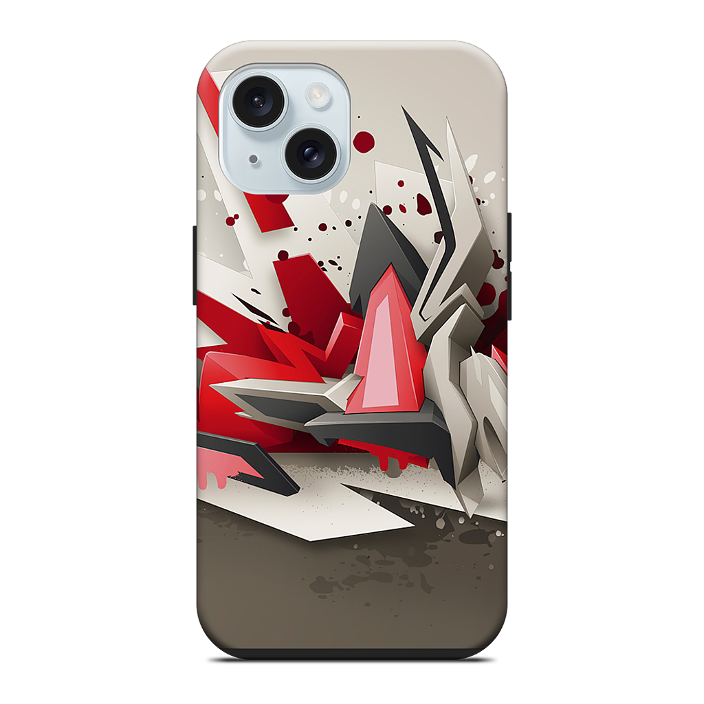 Red Metal iPhone Case