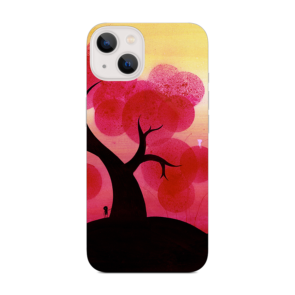Red Blossoms iPhone Skin