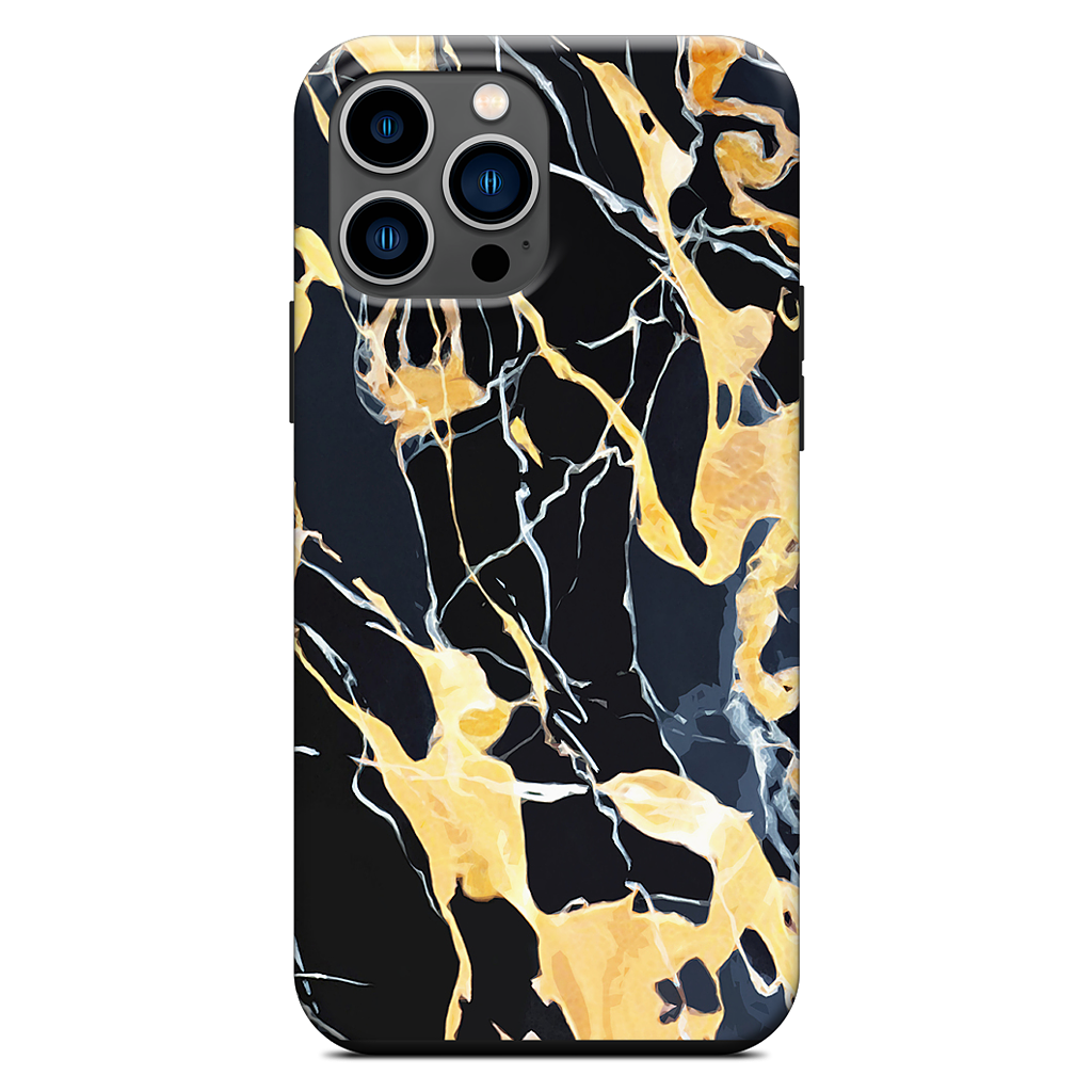 Black Marble iPhone Case