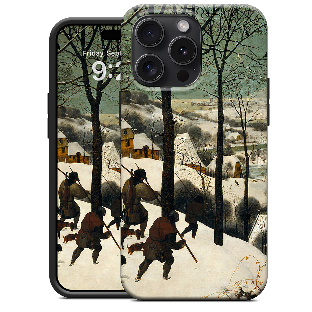 Hunters in the Snow iPhone Case