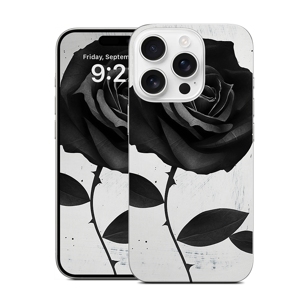 Fabric Rose iPhone Skin
