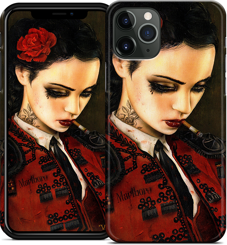 Bull Fight Her iPhone Case