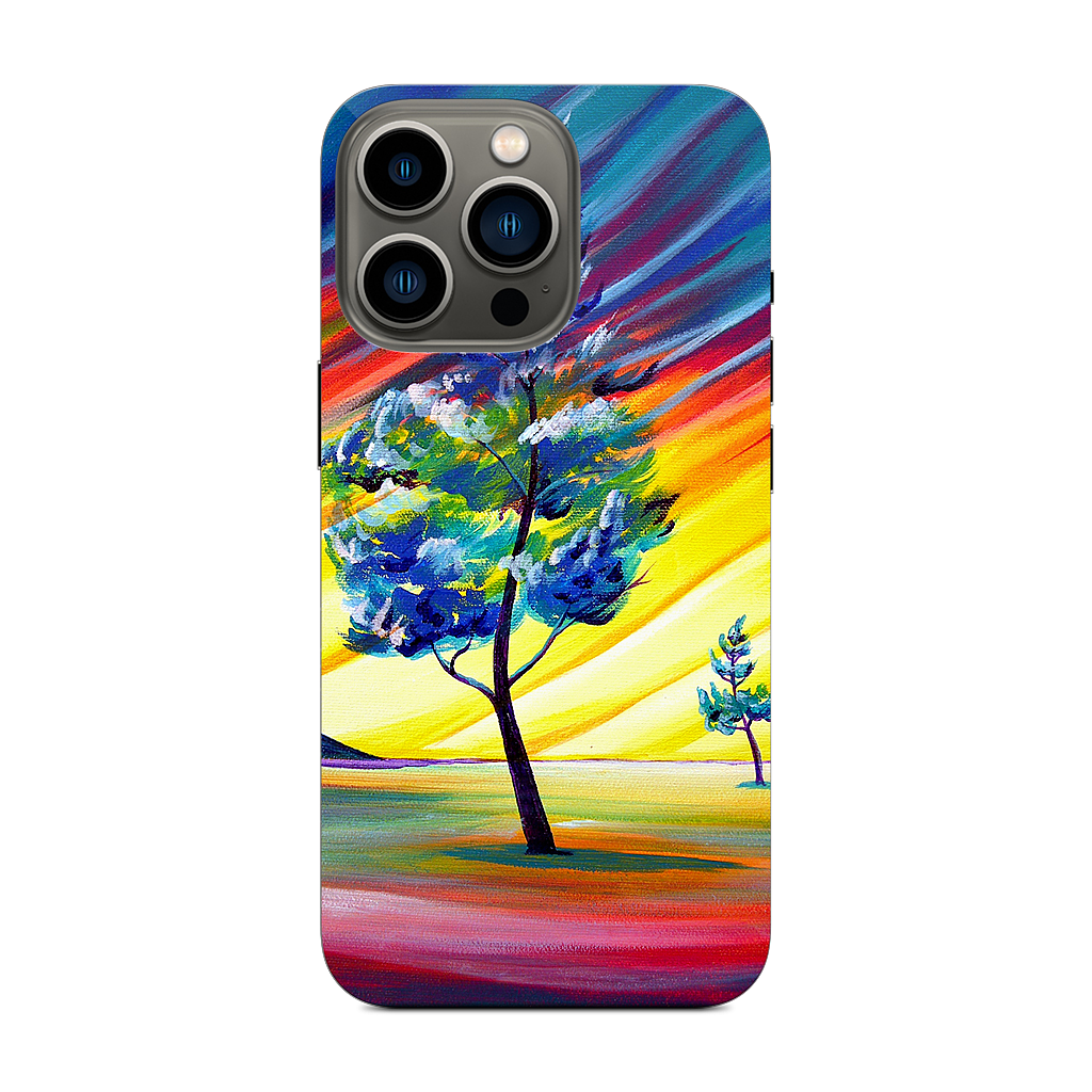 Thick Frost Sunset Glow iPhone Skin