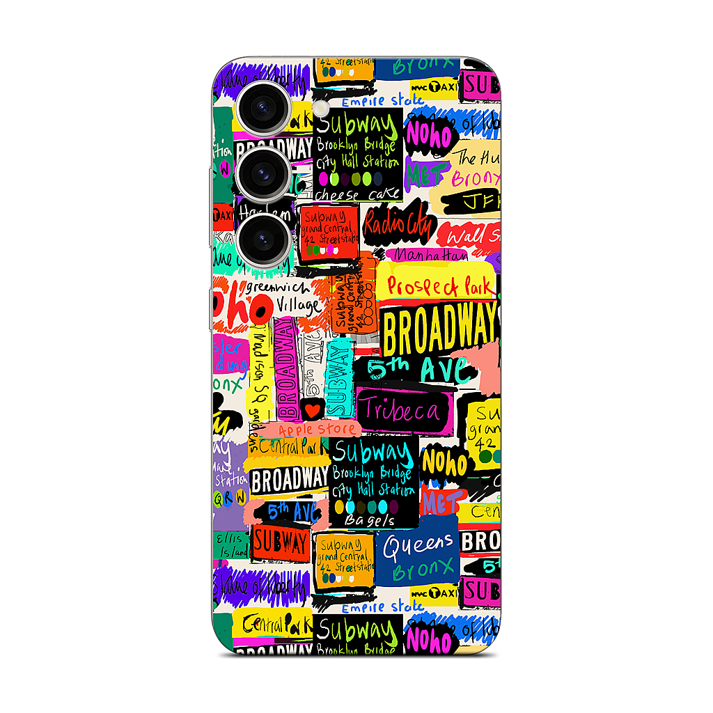 NYC Words Samsung Skin