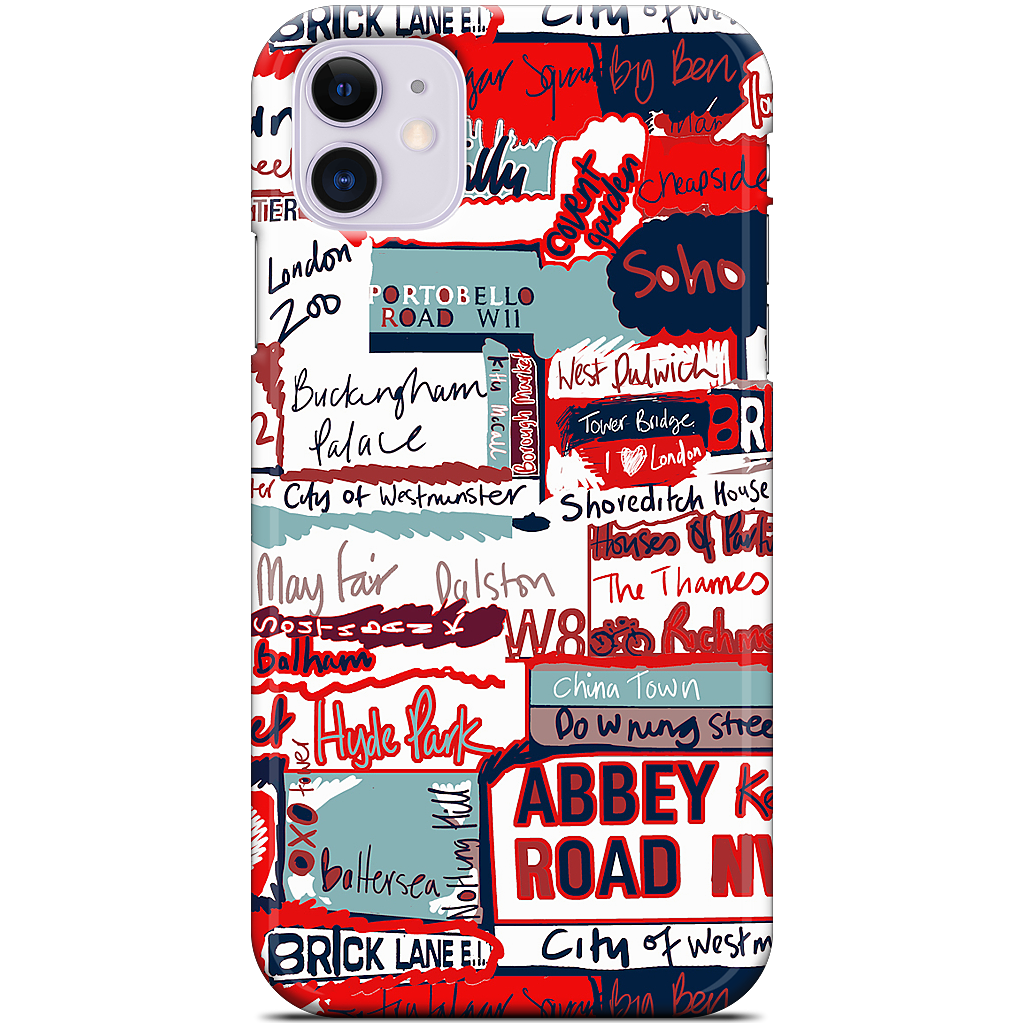 London Words iPhone Case