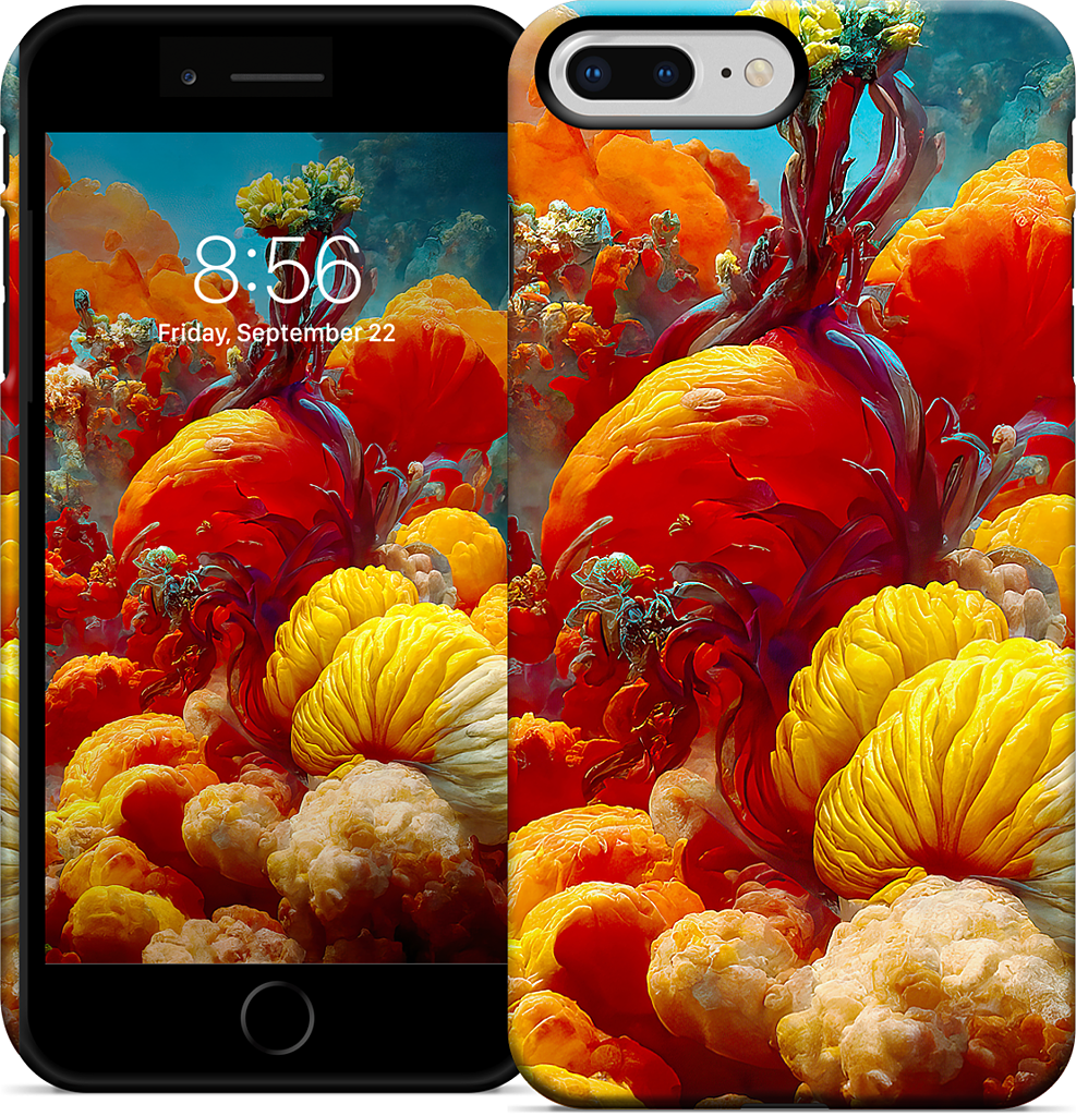 Oceanic Cornucopia iPhone Case