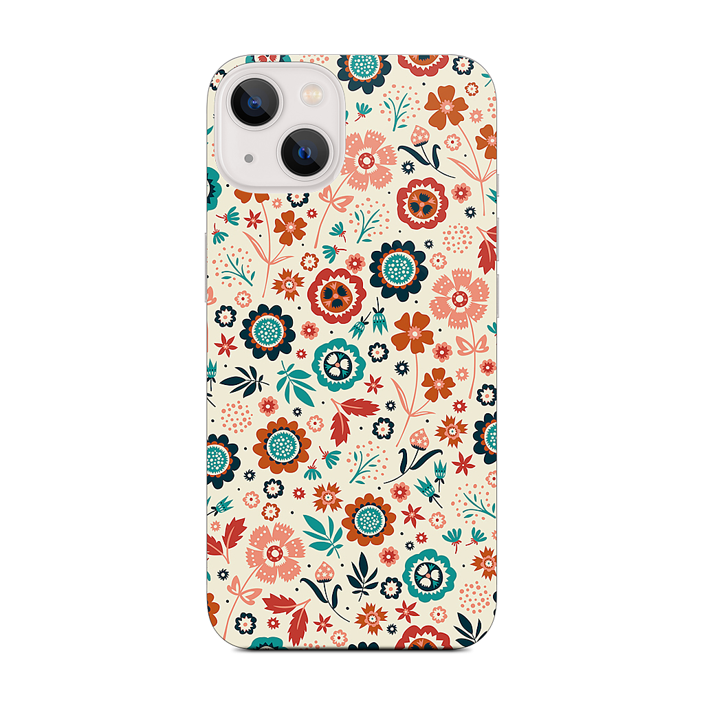 Folk Flowers iPhone Skin